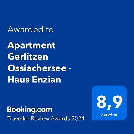 Apartment Gerlitzen Ossiachersee - Haus Enzian Treffen Exteriör bild